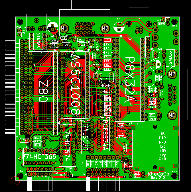 めが Designing the RhoCoCo Retro Home COlor COmputer hardware