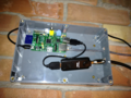 We took out the Raspberry Pi. We still use the enclosure for the rtl-sdr dongle and HABamp