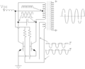 Schematic of a resonant royer circuit, also from Wikipedia.