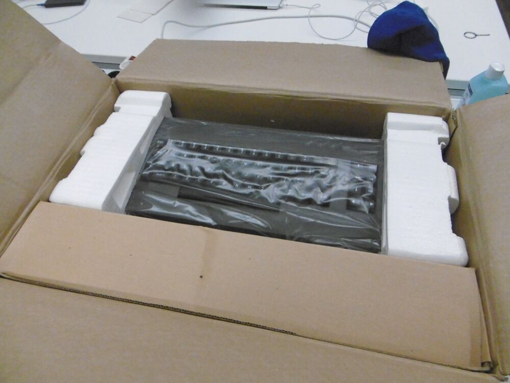 Unboxing the NABU PC shows the keyboard first.JPG