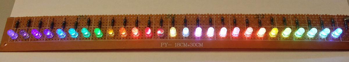Workshop leds colour the world RevSpace